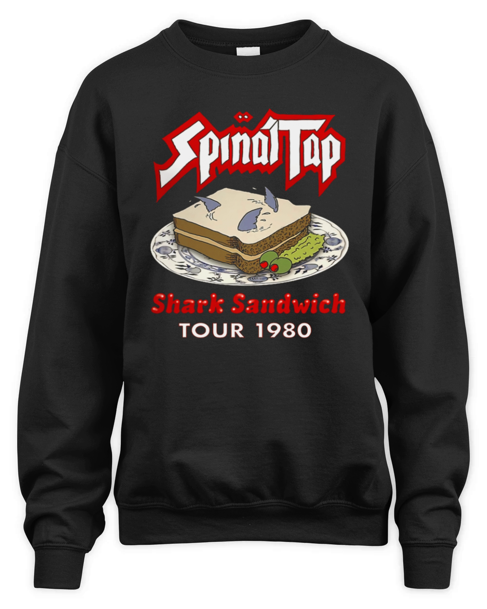 Spinal Tap - Shark Sandwich Tour 1980 Unisex Premium Crewneck Sweatshirt