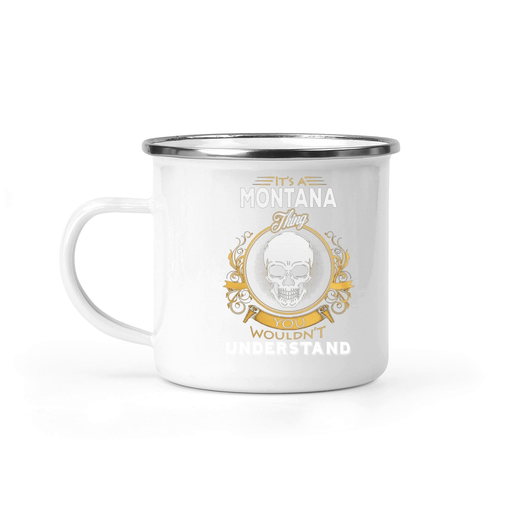 MONTANA, MONTANA Year, MONTANA LadiesTee Camping Mug