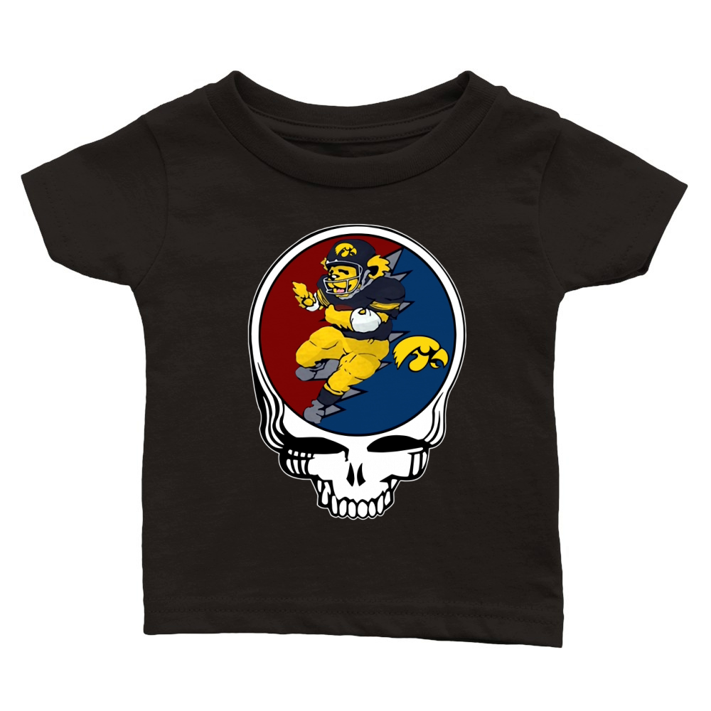 GratefulDead Iowa Hawkeyes Classic Baby Crewneck T-shirt