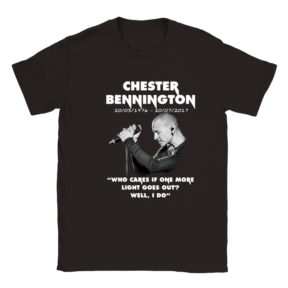 Chester Bennington who cares if one more light goes out well I do shirt Classic Kids Crewneck T-shirt