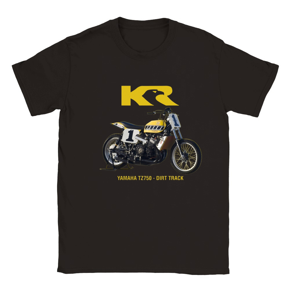Kenny Roberts - TZ750 Dirt Track Classic Kids Crewneck T-shirt