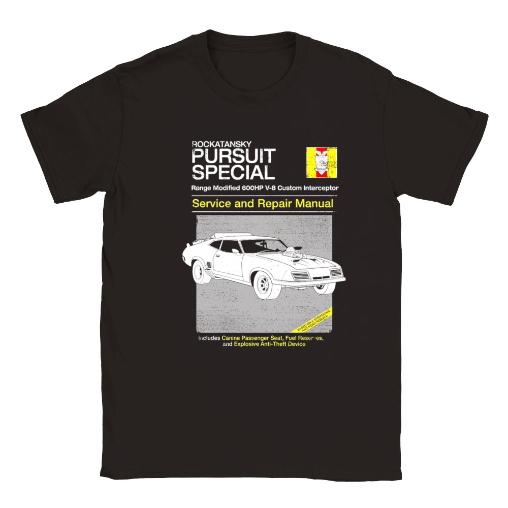 Rockatansky pursuit special service and repair manual Classic Kids Crewneck T-shirt