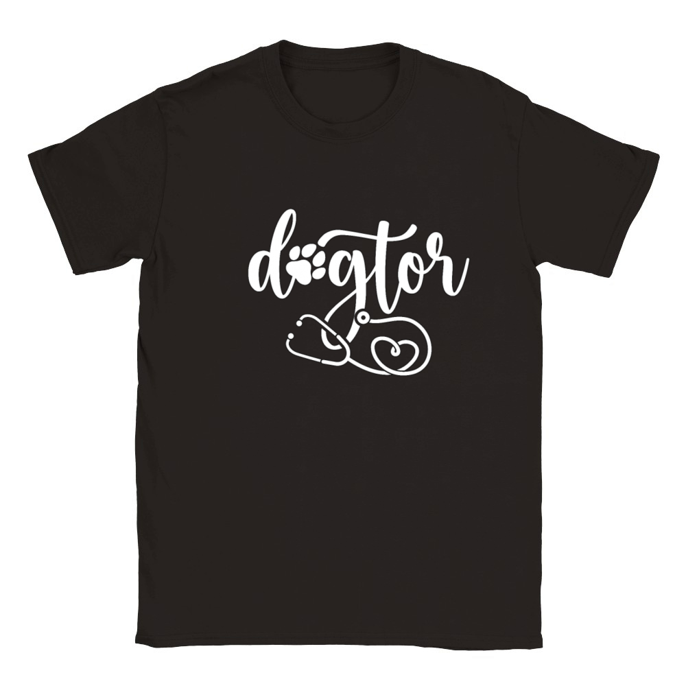 Veterinary Dogtor Vet Tech Pet Doctor Veterinarian Classic Kids Crewneck T-shirt