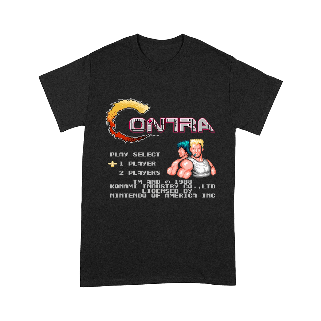 Contra (NES) Title Screen shirt Comfort T-shirt