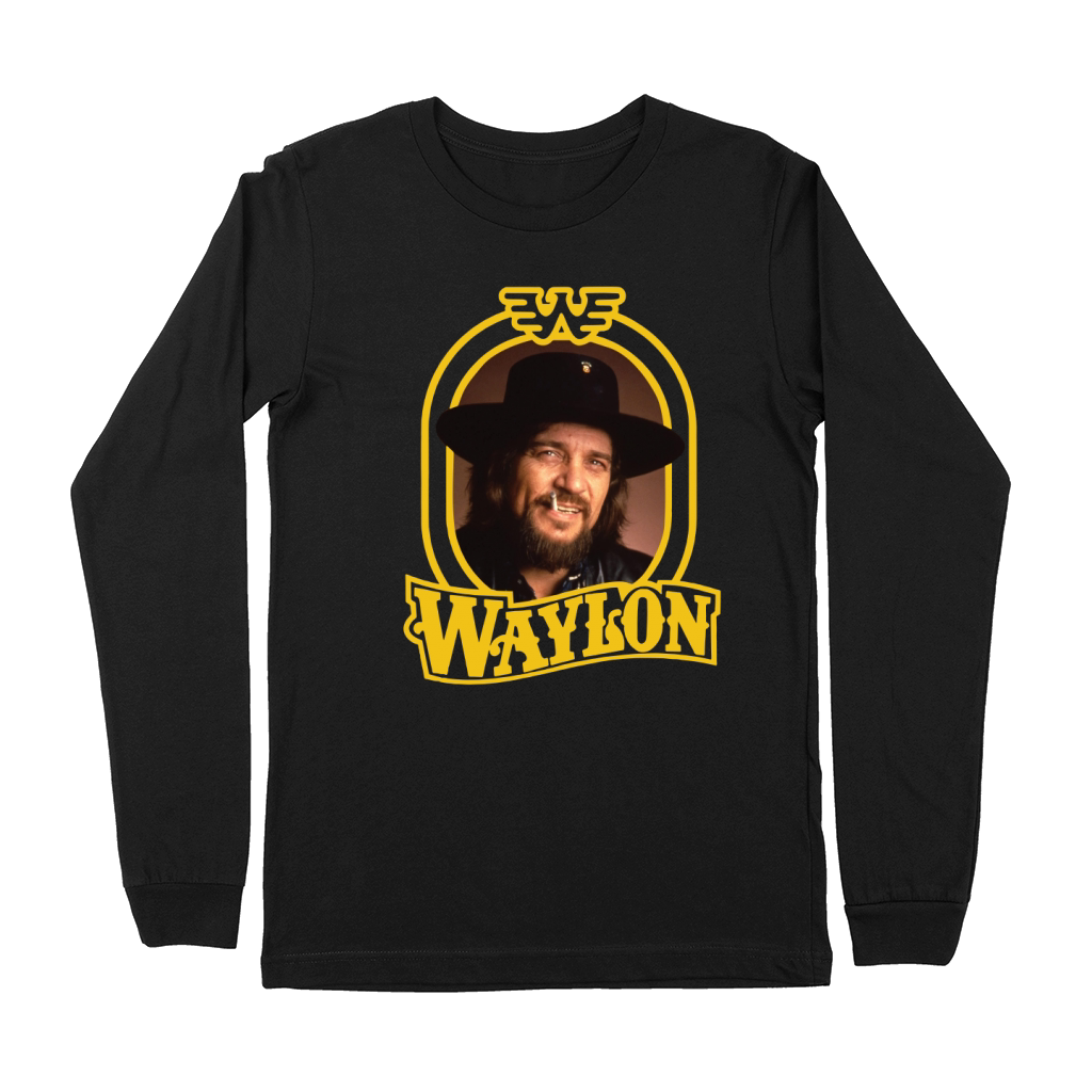 Waylon Jennings  T-Shirt Premium Long Sleeve