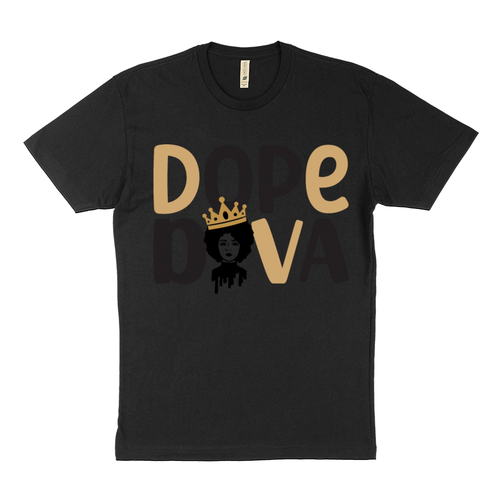 Dope diva black history Sustainable T-Shirt