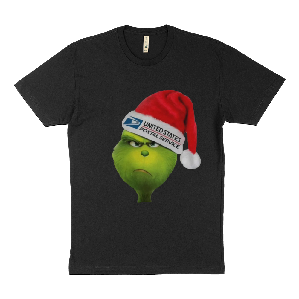 Santa Grinch United States Postal Service shirt Sustainable T-Shirt