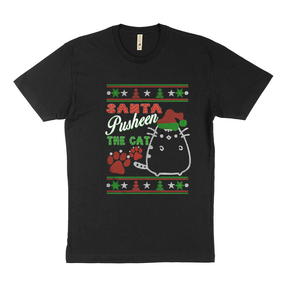 SANTA PUSHEEN THE CAT  CHRISTMAS FOR CAT LOVER SHIRT TSHIRT HOODIE Sustainable T-Shirt