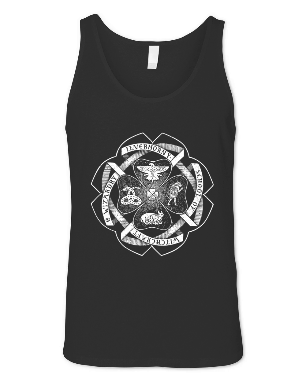 Ilvermorny School of Witchcraft and Wizardry Crest T-Shirt Unisex Jersey Tank