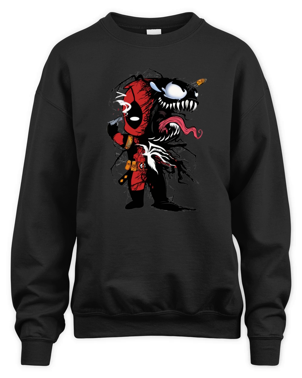 Deadpool Venom Unisex Premium Crewneck Sweatshirt