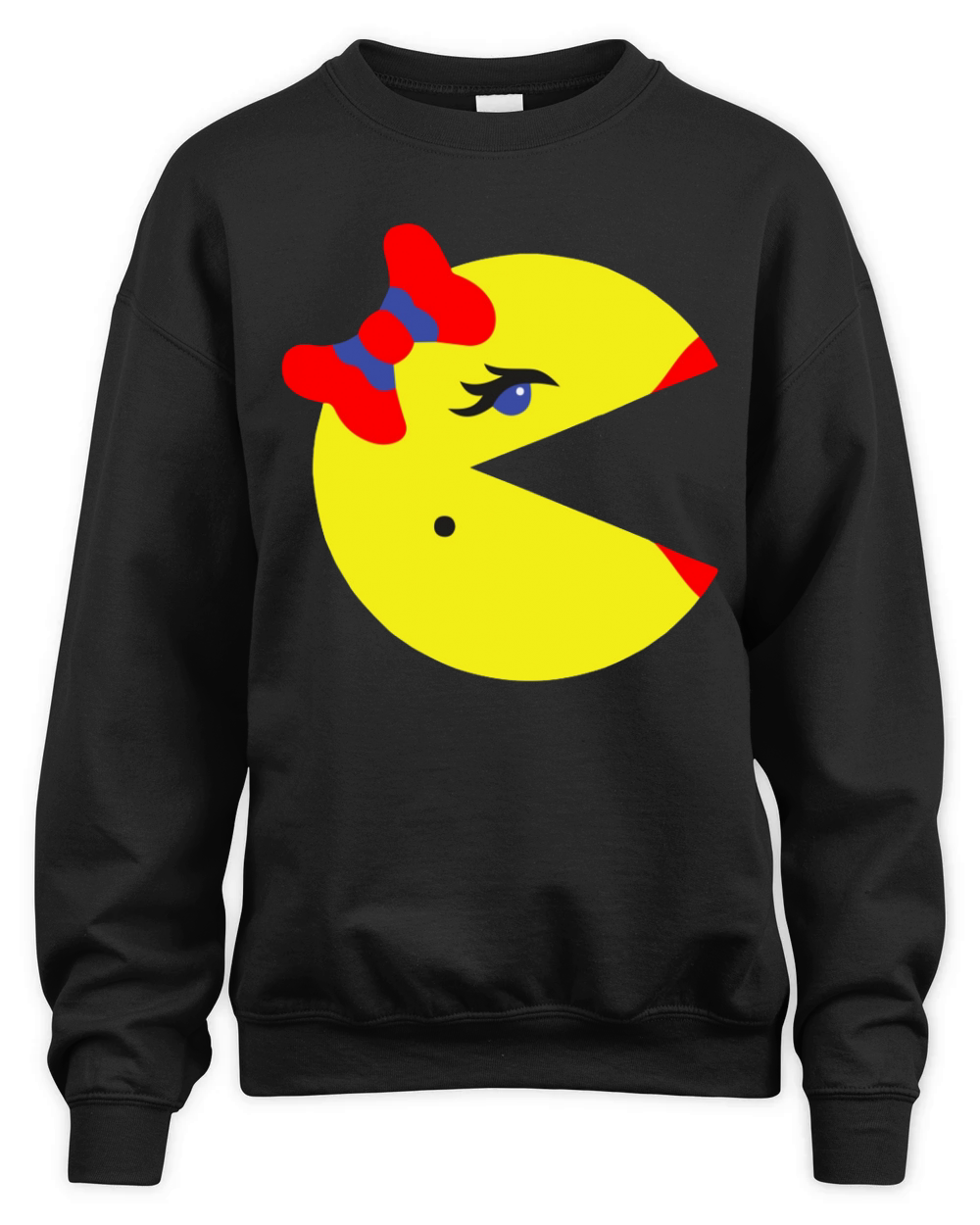 Ms Pac Man Unisex Premium Crewneck Sweatshirt
