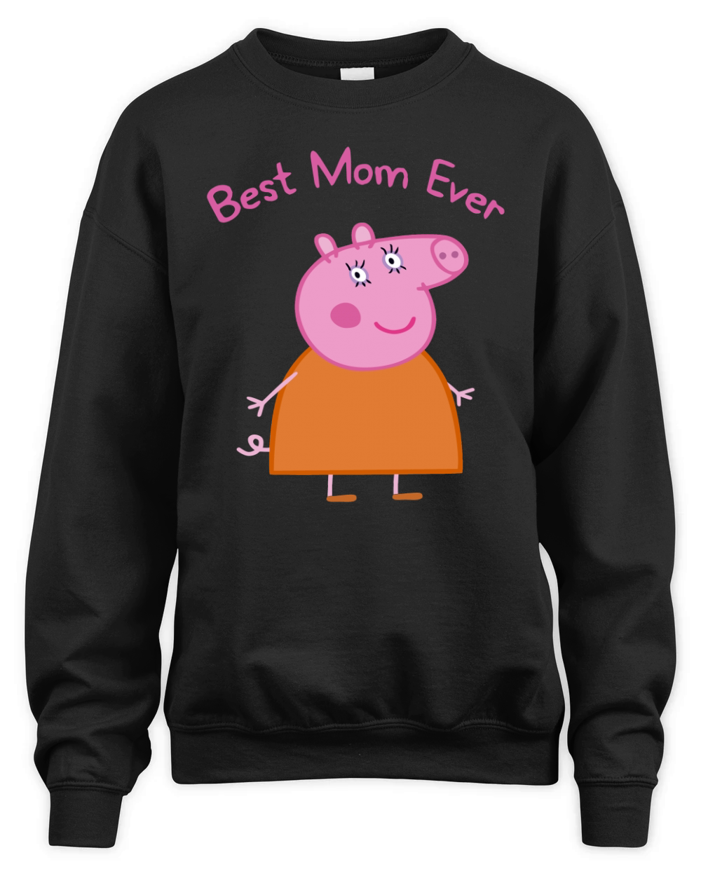 Peppa Pig Peppa Pig Shirt Mummy Pig Mommy Pig Best Mom Ever Unisex Premium Crewneck Sweatshirt
