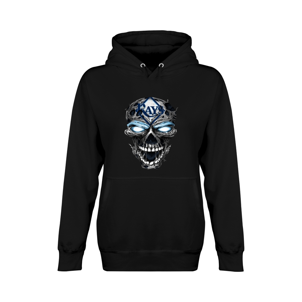 tng-Sport-baseball-skull-Tampa Bay Rays Unisex Premium Pullover Hoodie