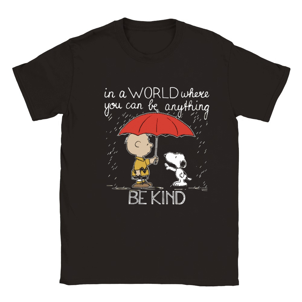 Snoopy Be Kind Classic Kids Crewneck T-shirt