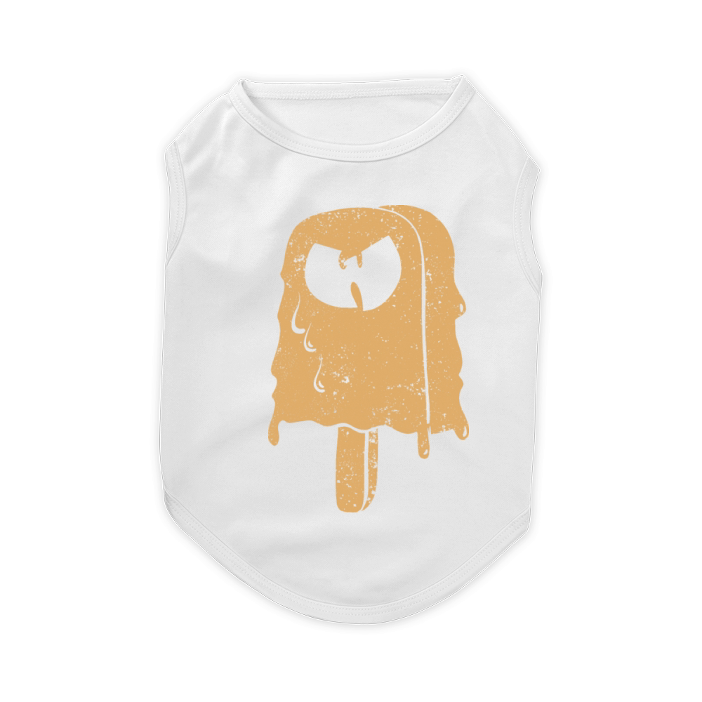 icecream wutang light brown Pet T-Shirt