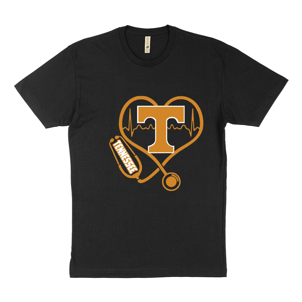 Heartbeat Nurse love Tennessee Volunteers shirt Sustainable T-Shirt