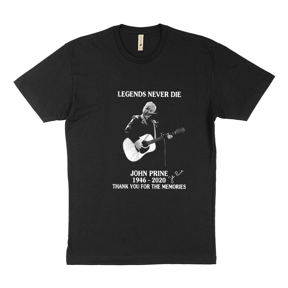 Legends never die John Prine 1946 2020 thank you for the memories Sustainable T-Shirt