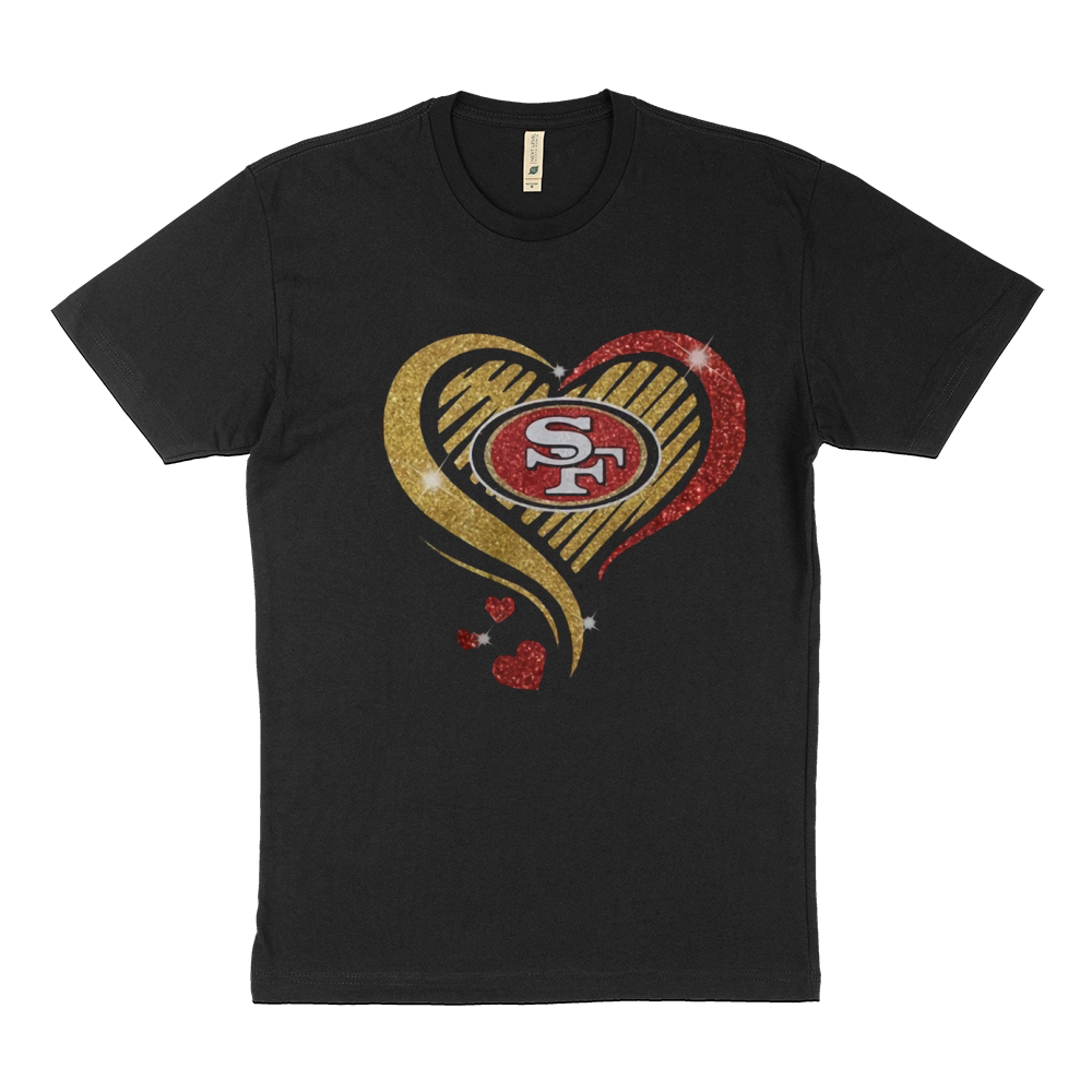 San Francisco 49er Heart Diamond shirt Sustainable T-Shirt