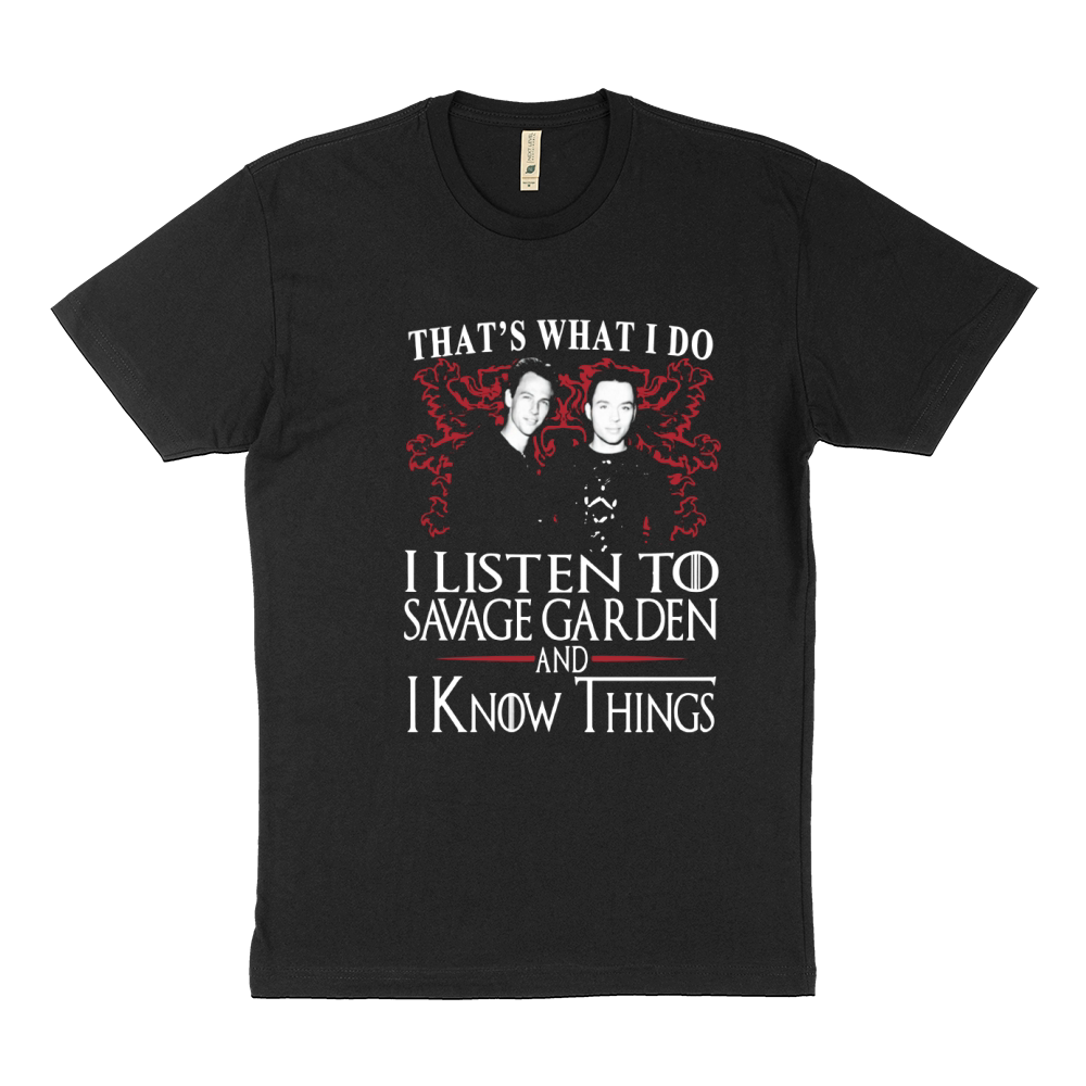 Savage Garden I KNOW THINGS Sustainable T-Shirt
