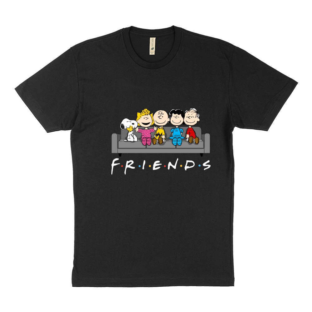 Snoopy Friends TV Show Sustainable T-Shirt