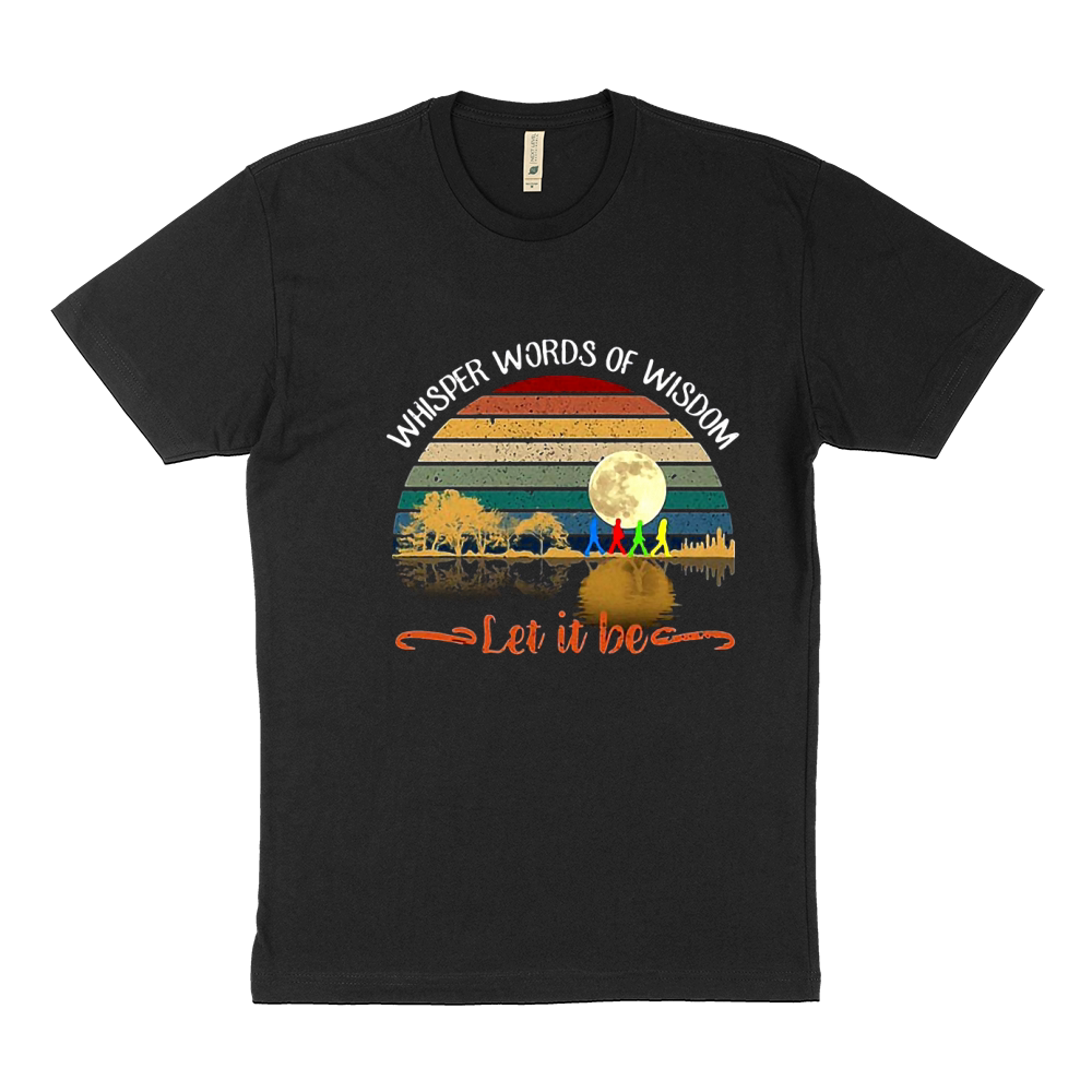The Beatles abbey road Whisper words of wisdom let it be Sustainable T-Shirt