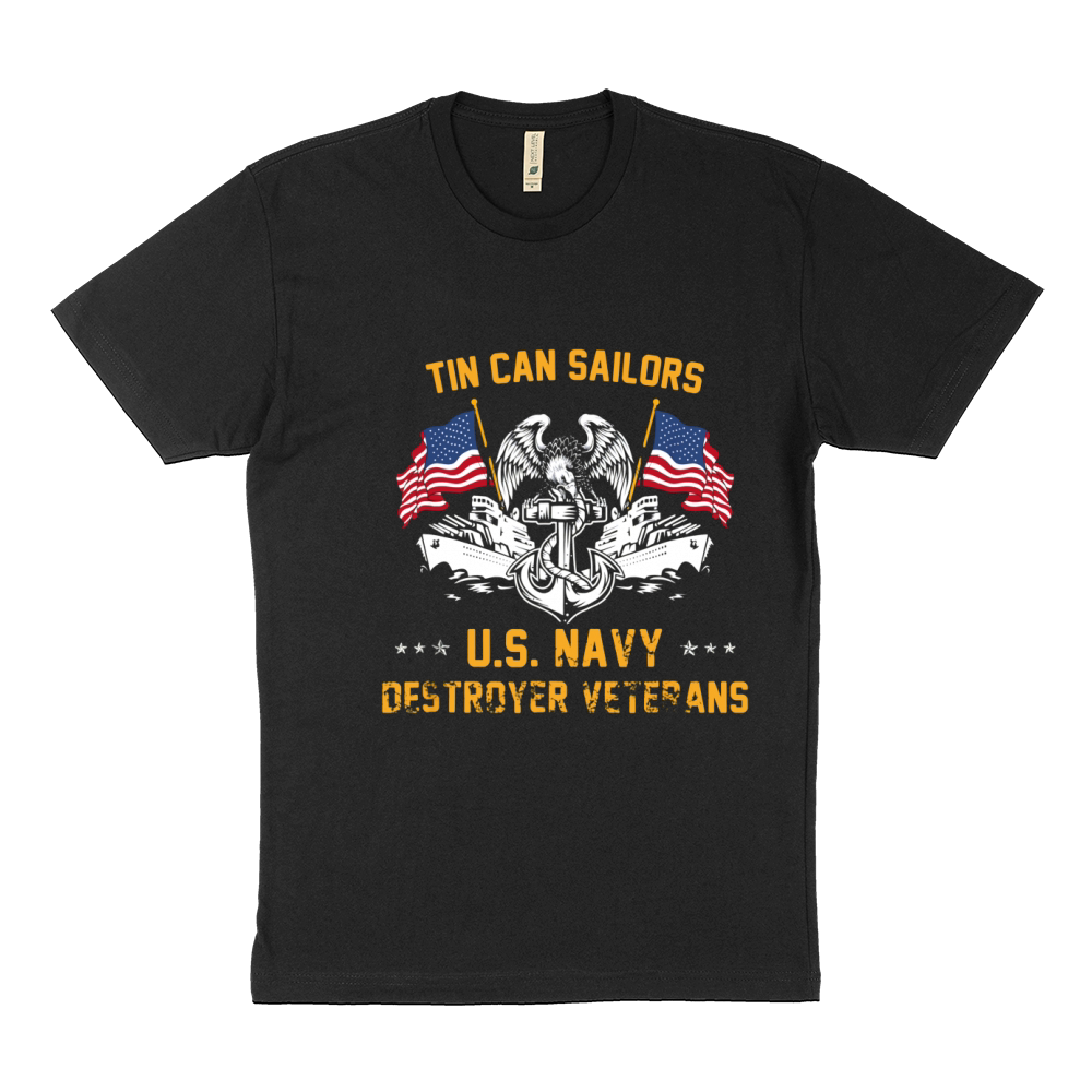 Tin Can Sailors, Us Navy Destroyer Veterans shirt - Hat Sustainable T-Shirt
