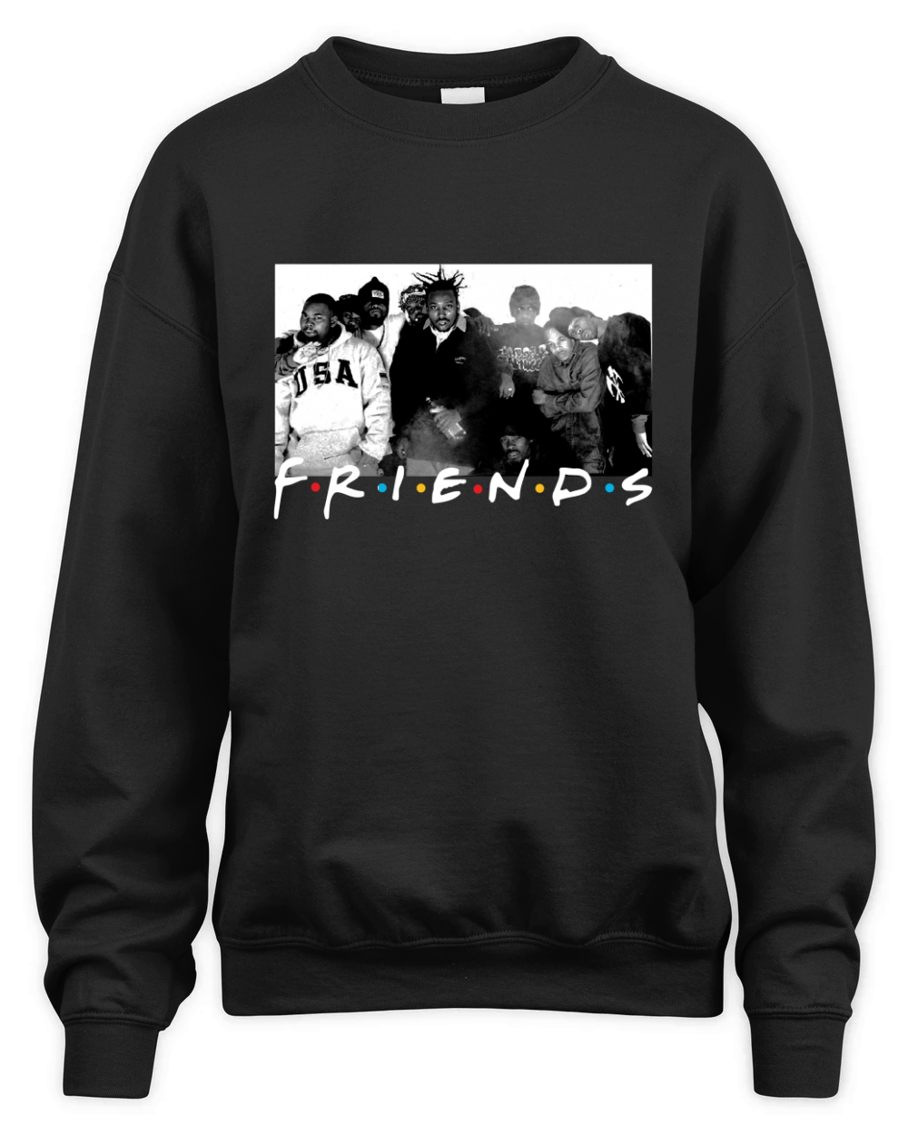 Friends Wu-tang Clan Retro Unisex Premium Crewneck Sweatshirt