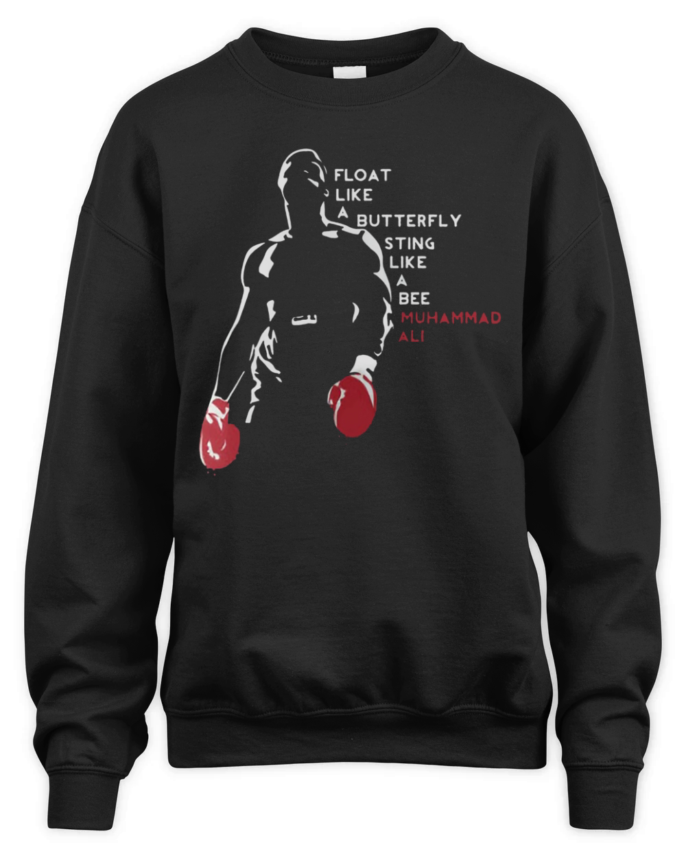 Muhammad Ali float like a butterfly sting like a bee Unisex Premium Crewneck Sweatshirt