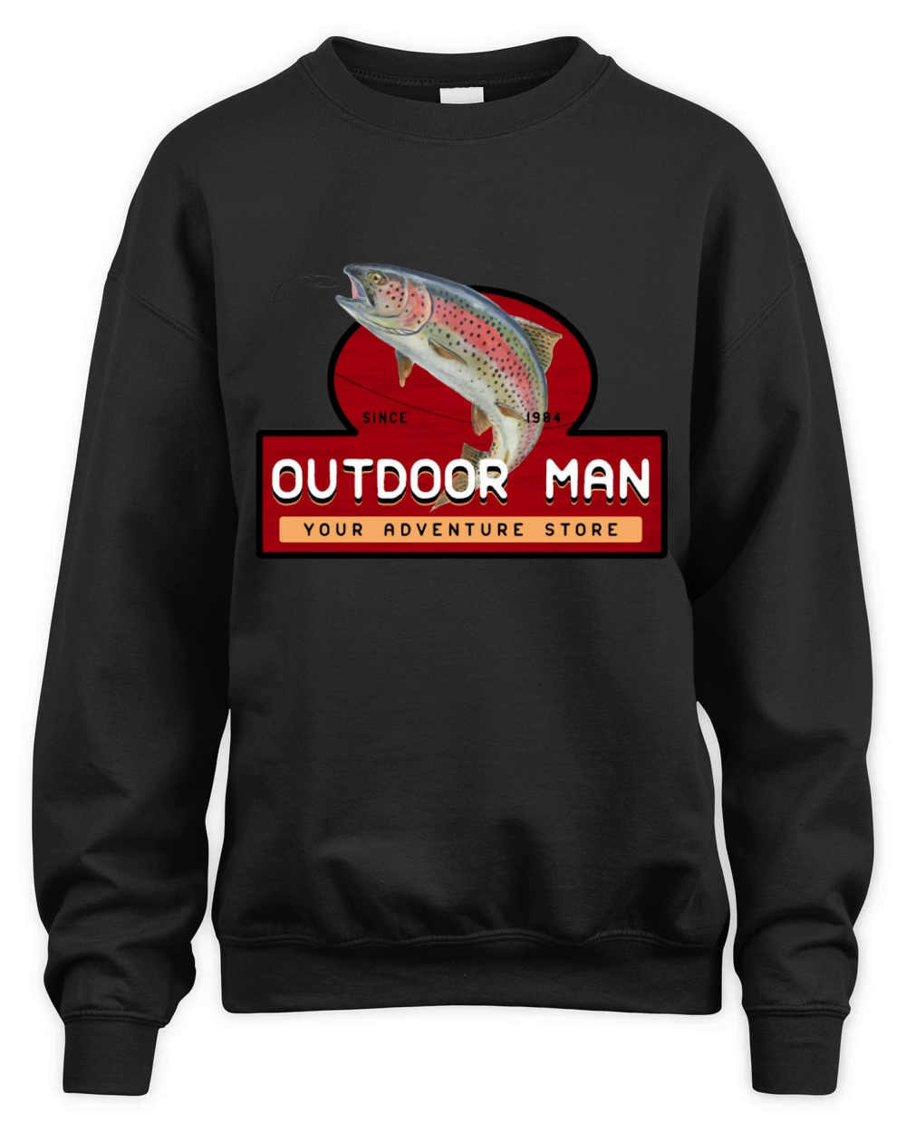 Outdoor Man Your Adventure Store shirt - 16oz Glass Beer Mug Unisex Premium Crewneck Sweatshirt