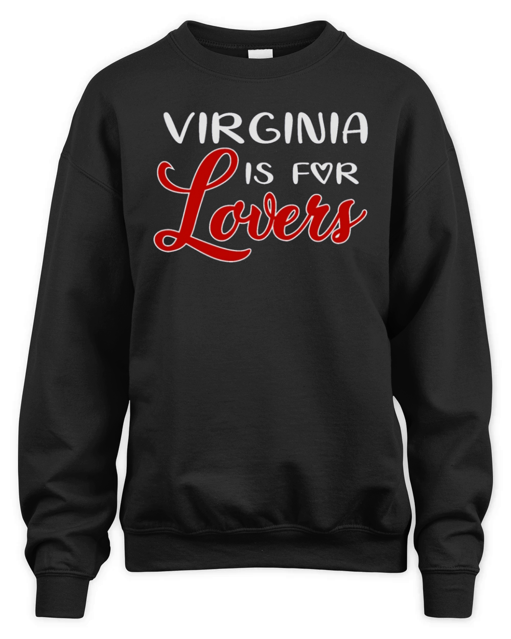 Virginia is For Lovers Unisex Premium Crewneck Sweatshirt