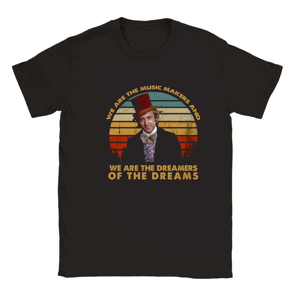 We are the music makers and we are the dreamers vintage Classic Kids Crewneck T-shirt