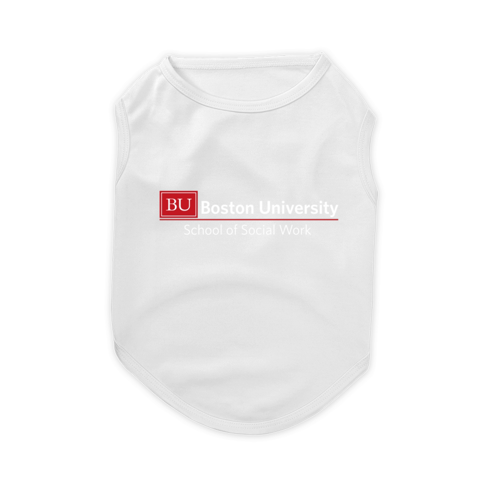 Boston University School of Social Work Pet T-Shirt