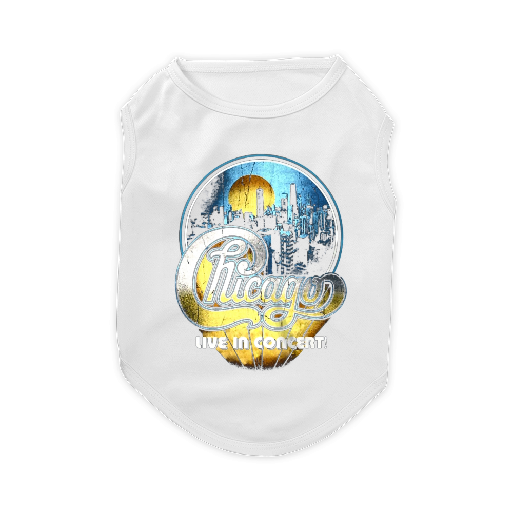 Chicago Band Tshirt Pet T-Shirt