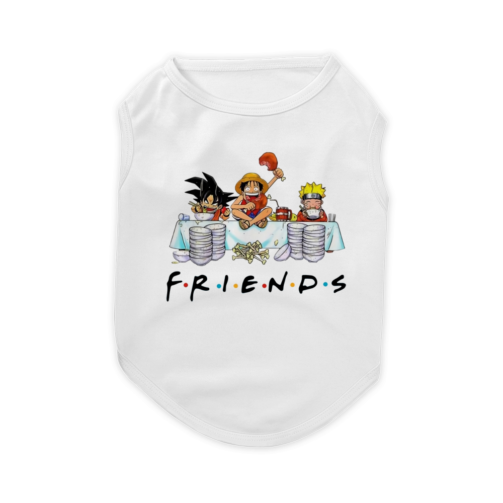 Friends Son Goku Naruto Luffy Pet T-Shirt
