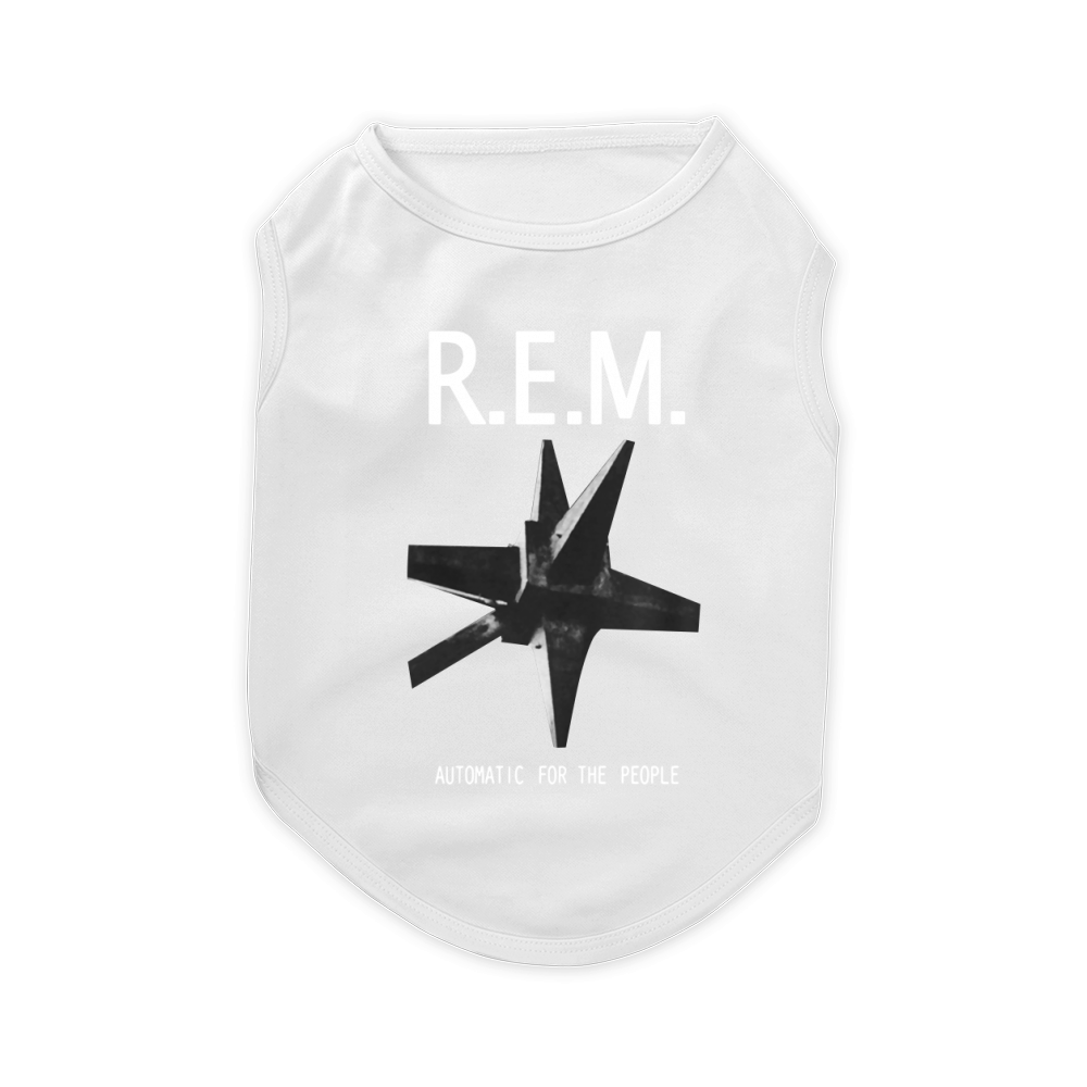 R.E.M. Automatic For The People T-Shirt Pet T-Shirt