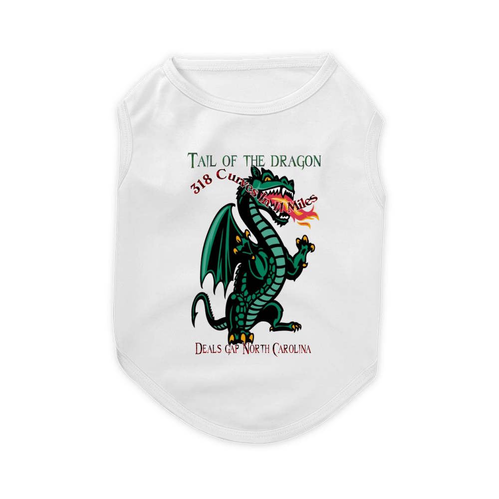 Tail of the Dragon Deals Gap North Carolina 318 Curves in 11 Miles T-Shirts Pet T-Shirt