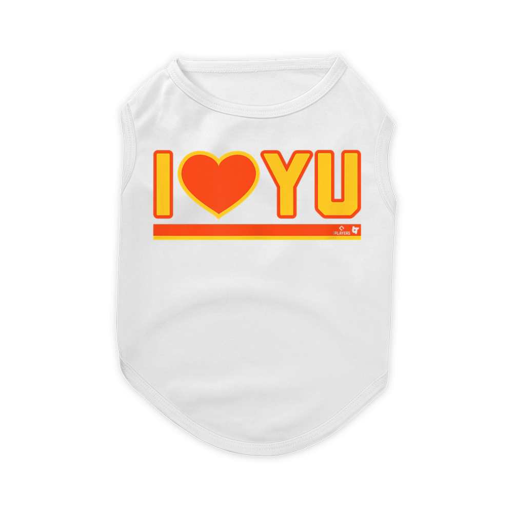 Yu Darvish I Love Yu San Diego Baseball Pet T-Shirt