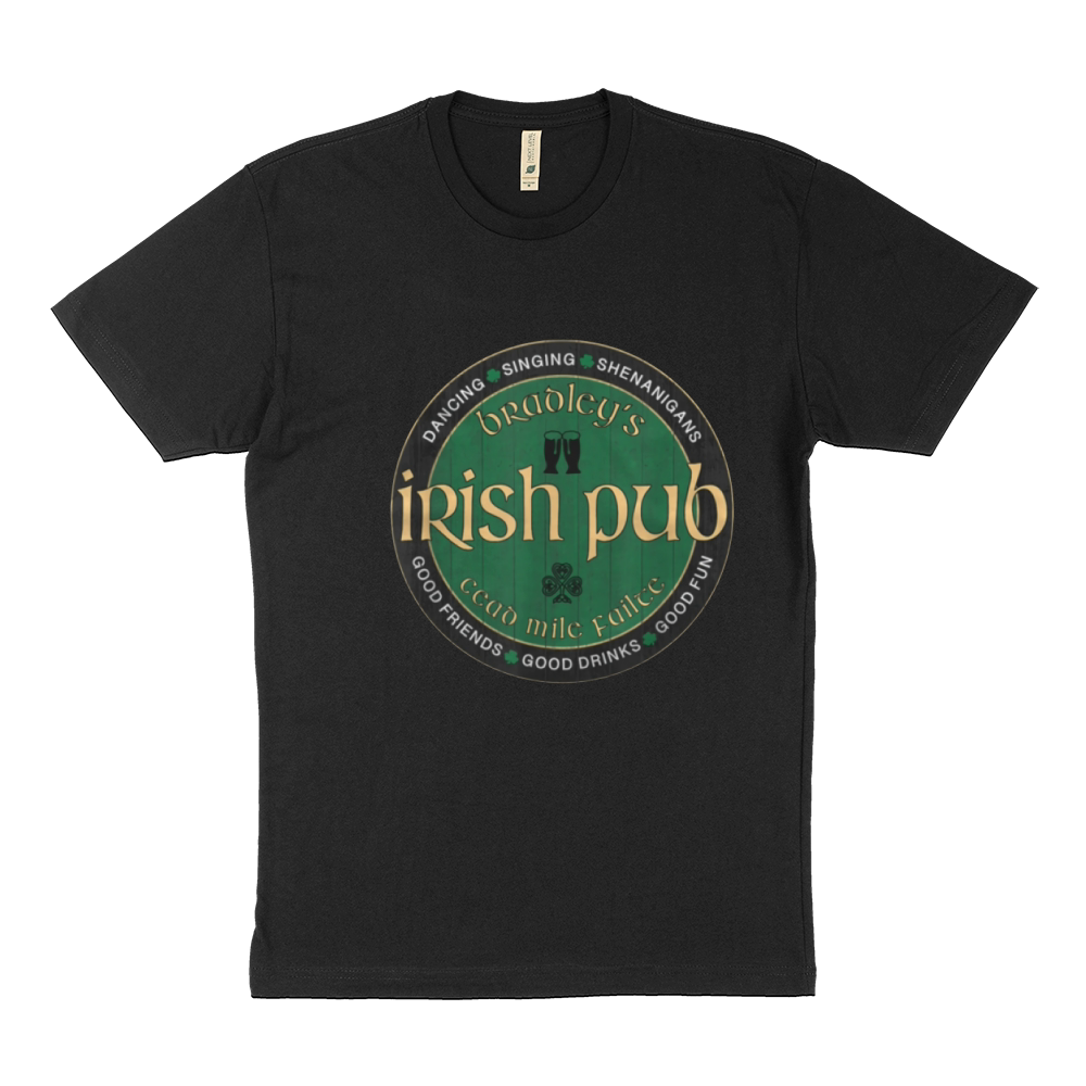 Bradley’s Irish Pub St. Patrick’s Day Party shirt Sustainable T-Shirt