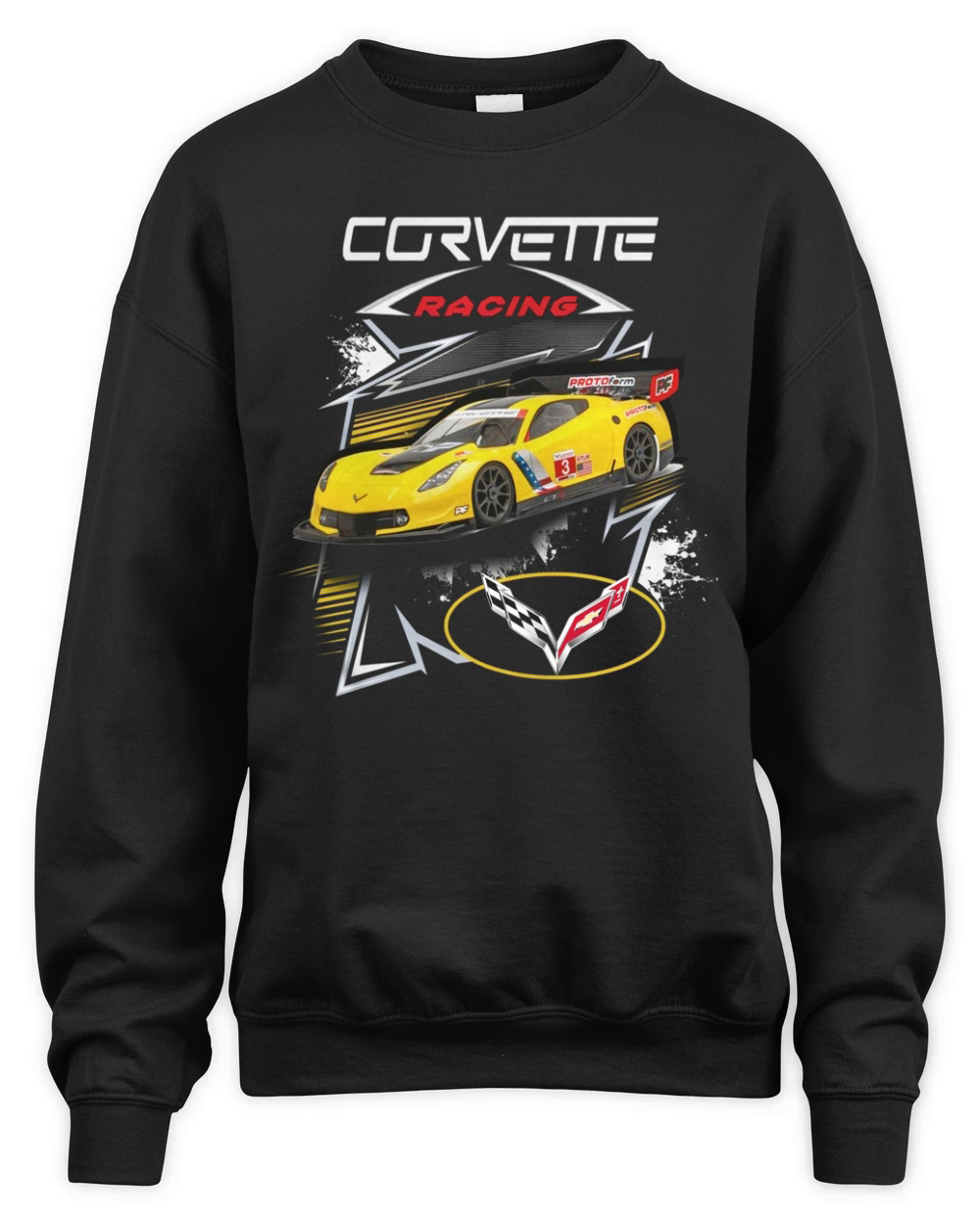 CORVETTE RACING  CORVETTE RACING 2017 Unisex Premium Crewneck Sweatshirt
