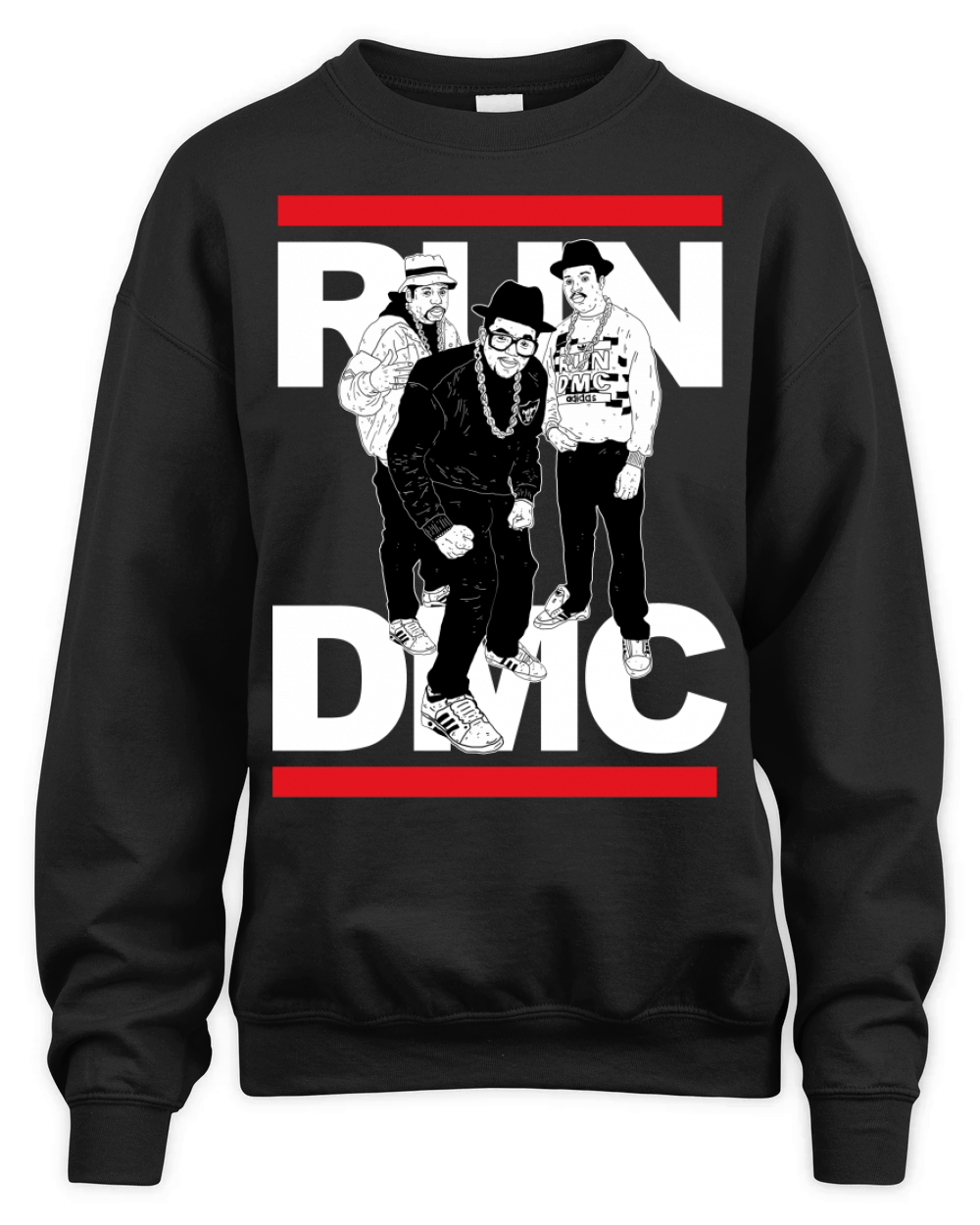 Run Dmc Art Unisex Premium Crewneck Sweatshirt