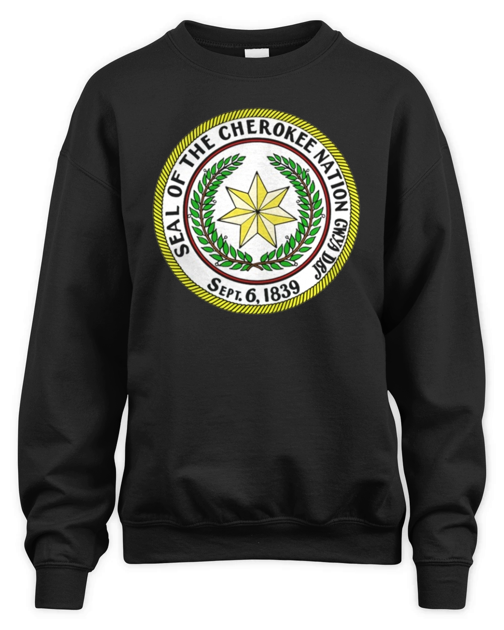 Seal of Cherokee Nation Unisex Premium Crewneck Sweatshirt