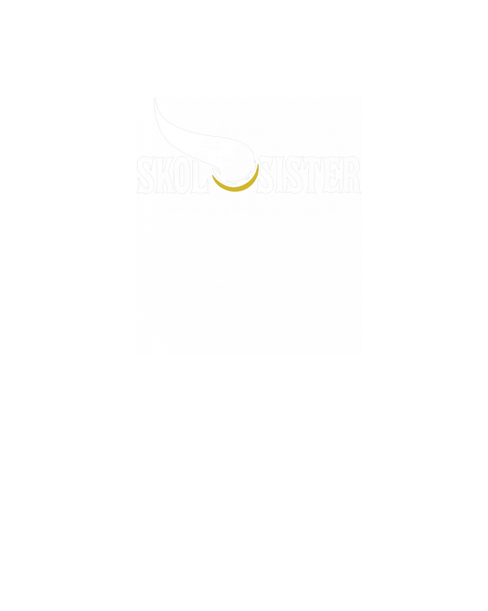 SKOL Sister Black V-neck T-shirt