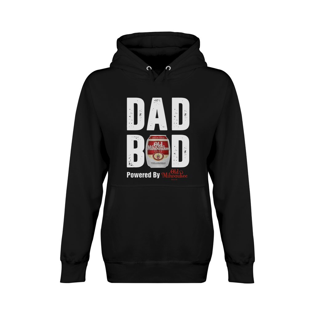 Official Dad bod powered by Old Milwaukee beer shirt Unisex Premium Pullover Hoodie