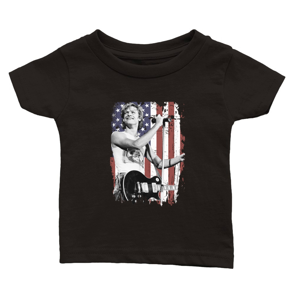 Bryan Adams American Flag Classic Baby Crewneck T-shirt