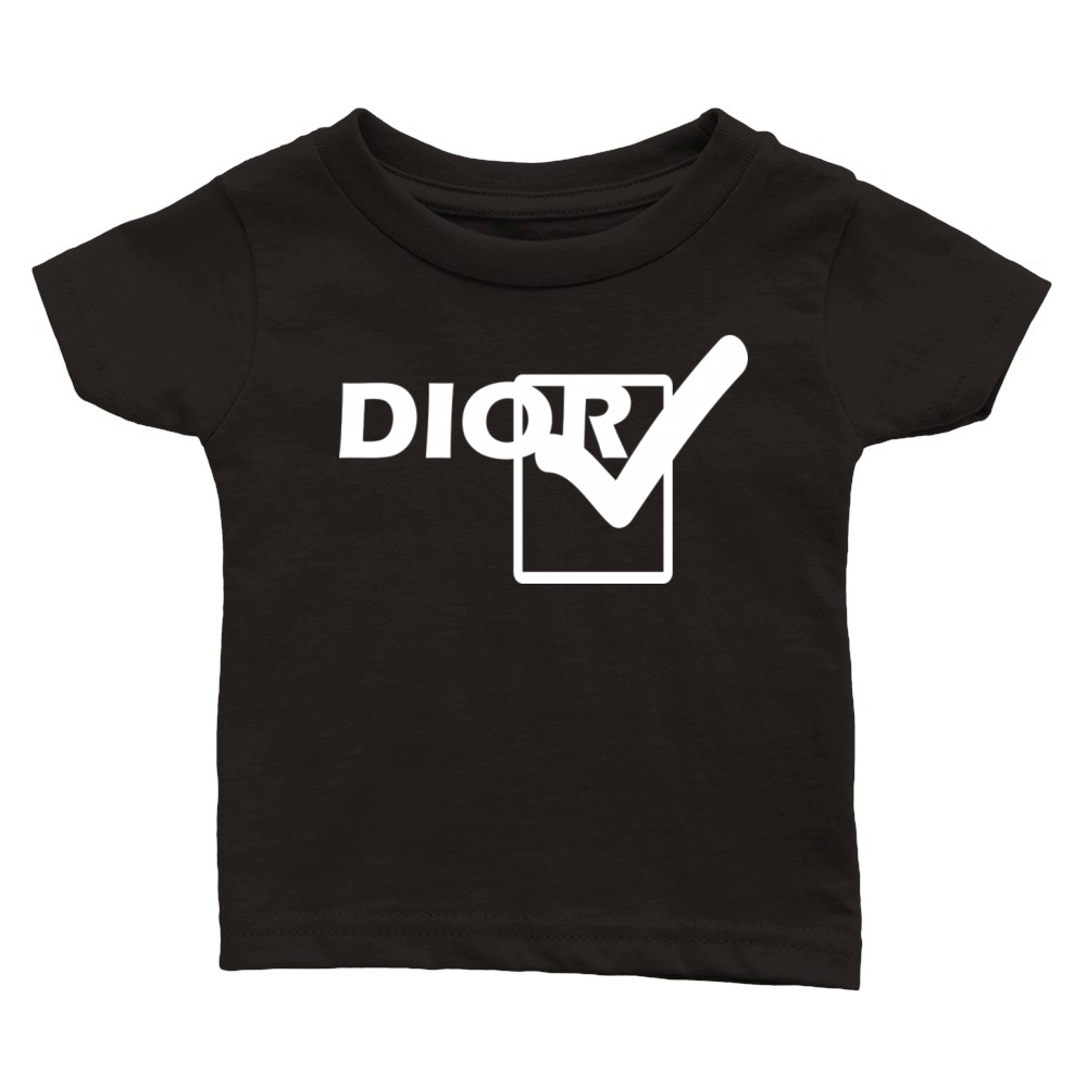Dior Tshirt Classic Baby Crewneck T-shirt