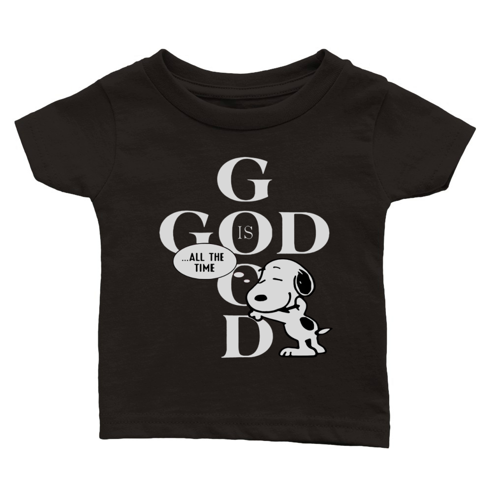God is good all the time - Snoopy shirt Classic Baby Crewneck T-shirt