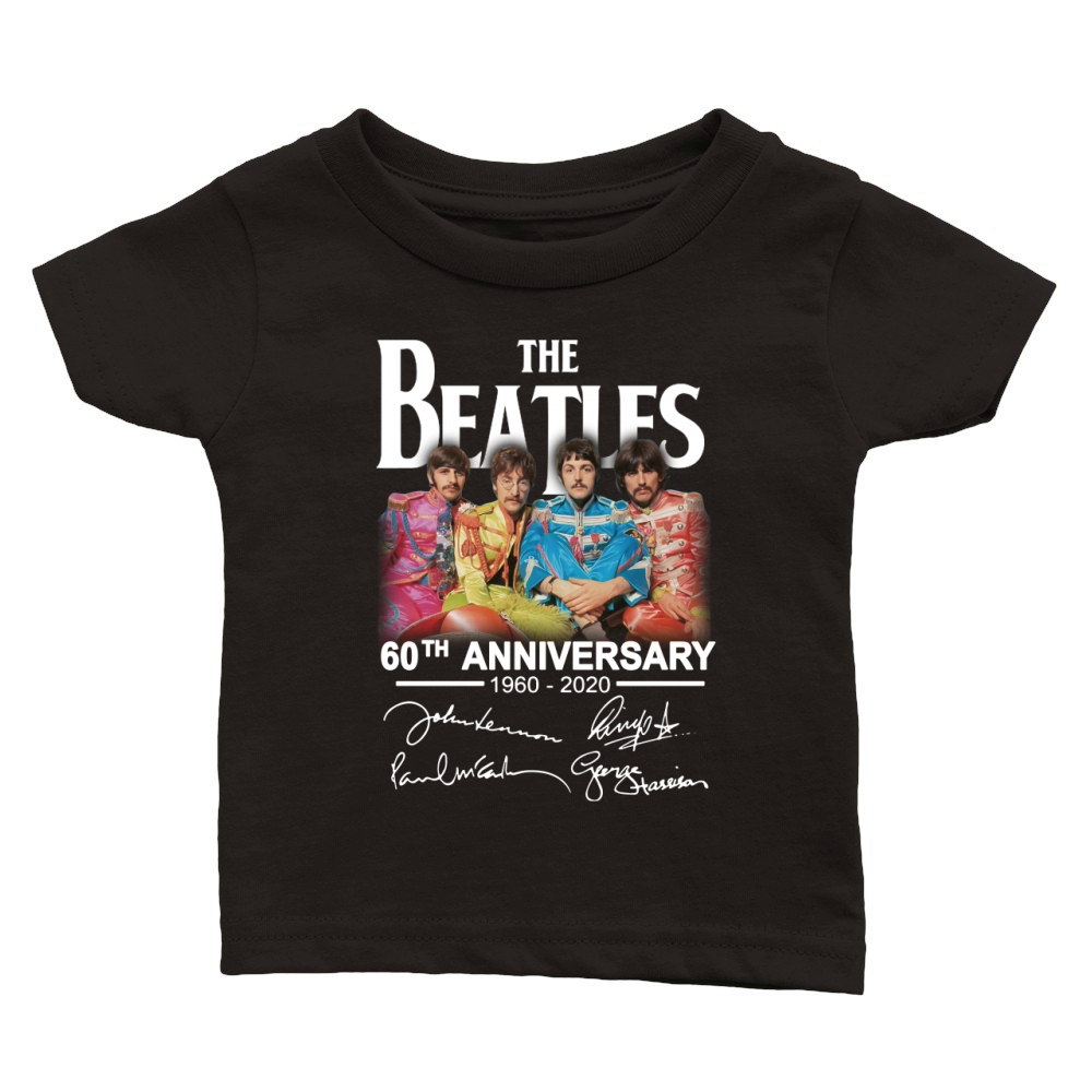 The Beatles 60th Anniversary 1960 2020 Classic Baby Crewneck T-shirt