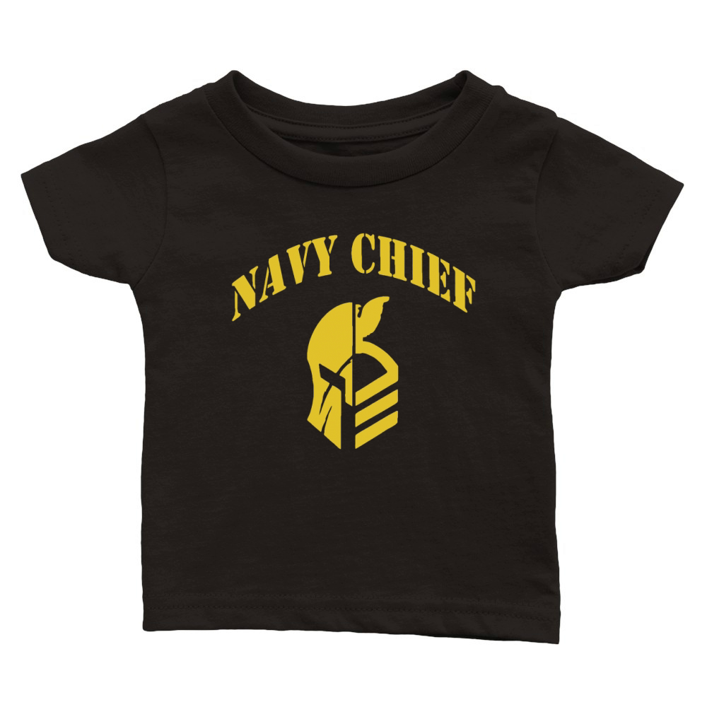 US Navy Chief CPO Warrior Classic Baby Crewneck T-shirt