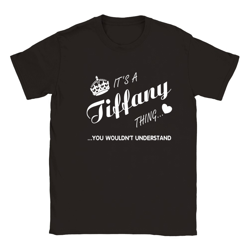 It's a Tiffany thing you tshirt-Tiffany t shirt-Name shirt Classic Kids Crewneck T-shirt