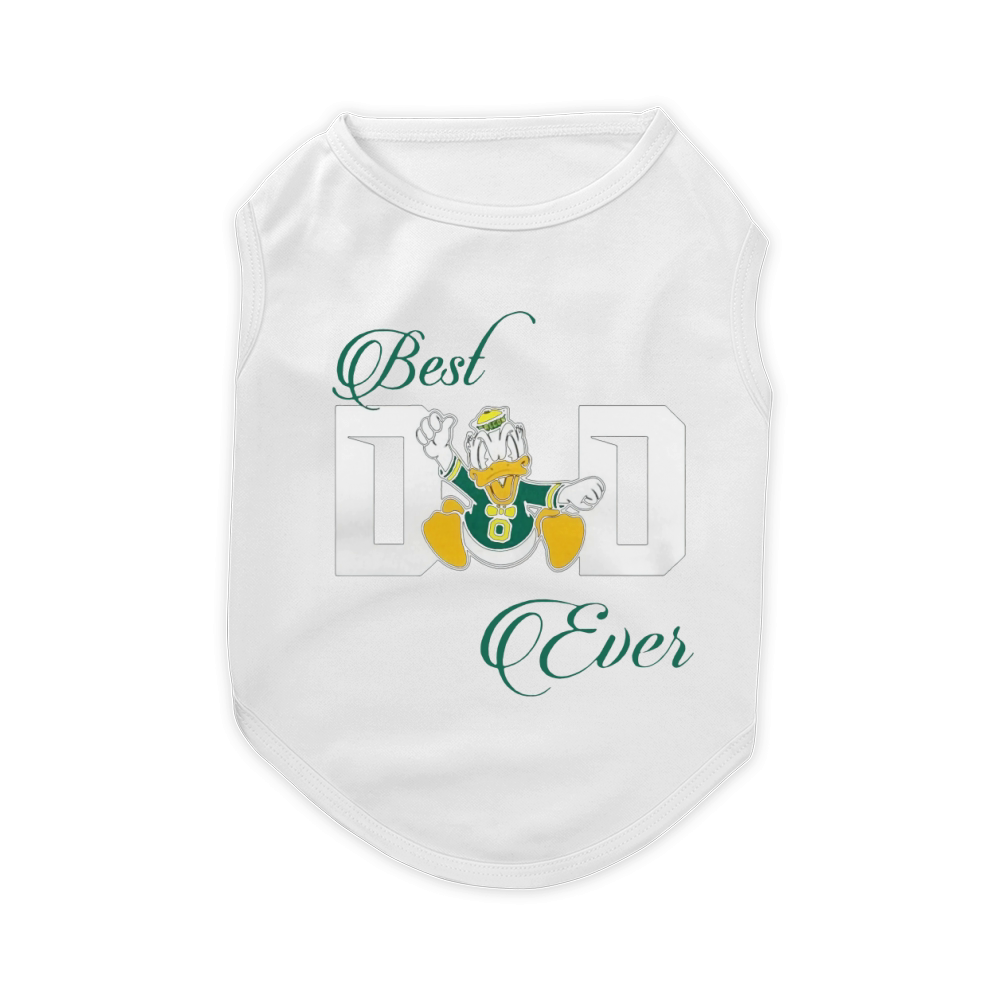 Best Oregon Ducks Dad Ever Football Pet T-Shirt